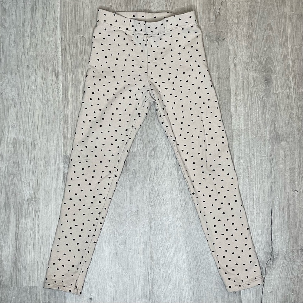 H&M Polka Dot Leggings with Brushed Inside